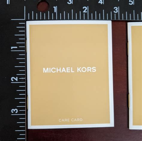 Michael Kors care card